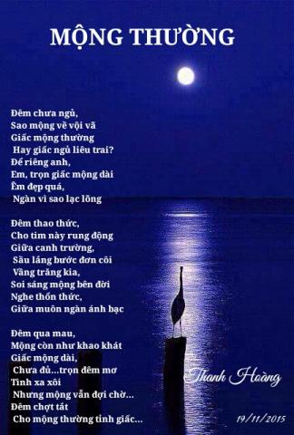 MỘNG THƯỜNG.